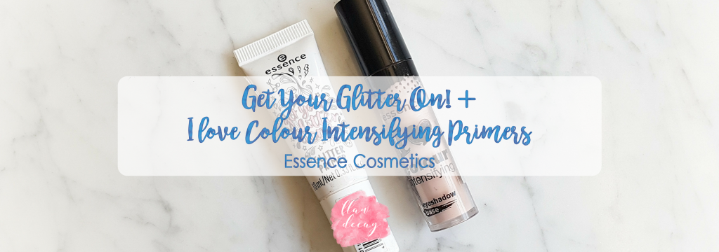 Get Your Glitter On! + I love Colour Intensifying Primers – Essence Cosmetics (RESEÑA/REVIEW)